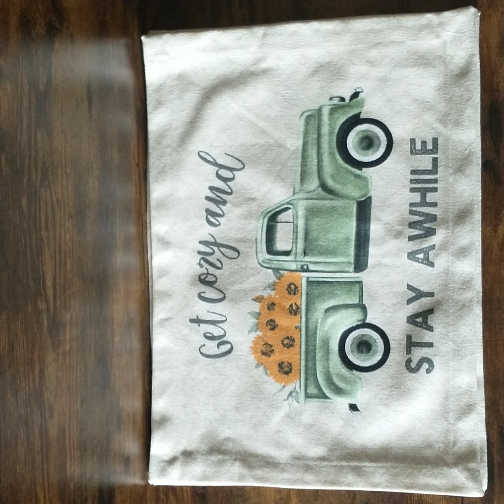 🍂🍒 Fall Truck Cozy Placemats